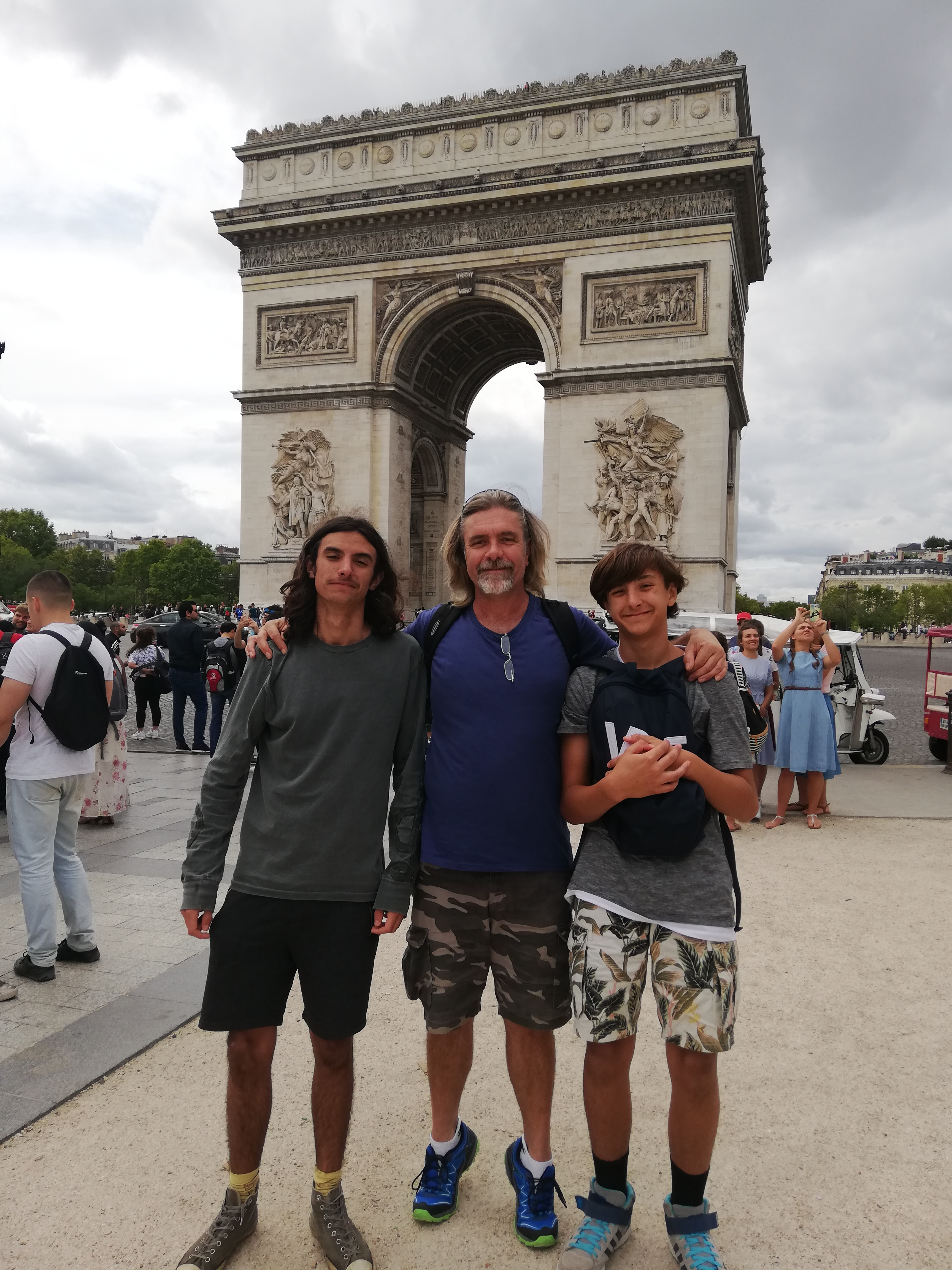 Dad and the two sons